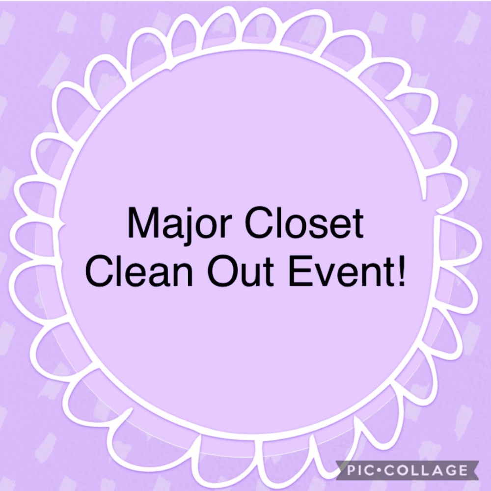 Major Closet Clean Out Event |Please Do Not Purchase this Listing